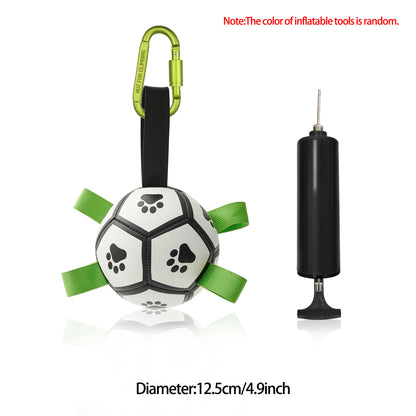 Interactive Dog Soccer Ball – Durable Training Toy for Medium & Large Dogs