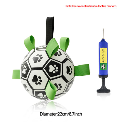 Interactive Dog Soccer Ball – Durable Training Toy for Medium & Large Dogs