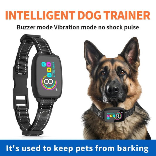 Smart Anti Barking Dog Collar – Rechargeable & Waterproof