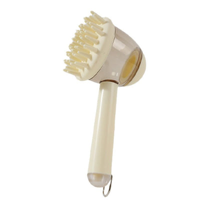 3-in-1 Pet Grooming Brush – Bath, Massage & Comb